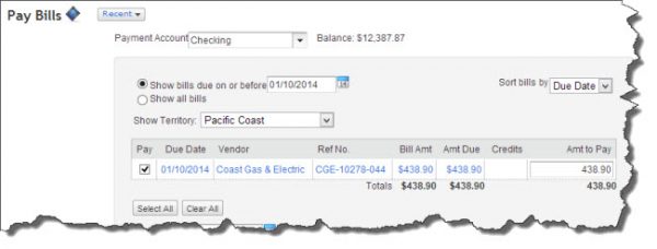 bill vs expense in quickbooks online